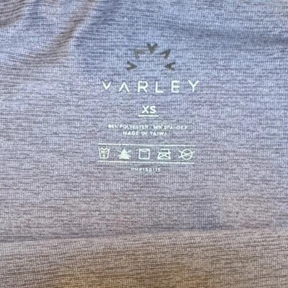 VARLEY Hayden Athletic Leggings X Small XS Mauve Workout Anthropology Athleisure - Picture 4 of 12